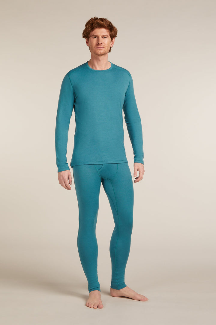 Mens Merino 260 Tech LS Crew Neck Thermal Top Topaz 104371