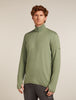 Mens Merino 300 Original Long Sleeve Half Zip Top Lichen B00871