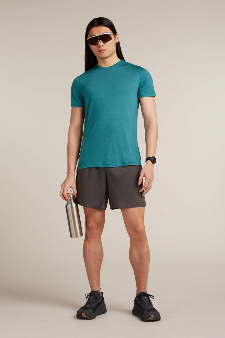 Mens Merino Blend 125 Cool-Lite™ Sphere S S T-Shirt Topaz 0A56ZM