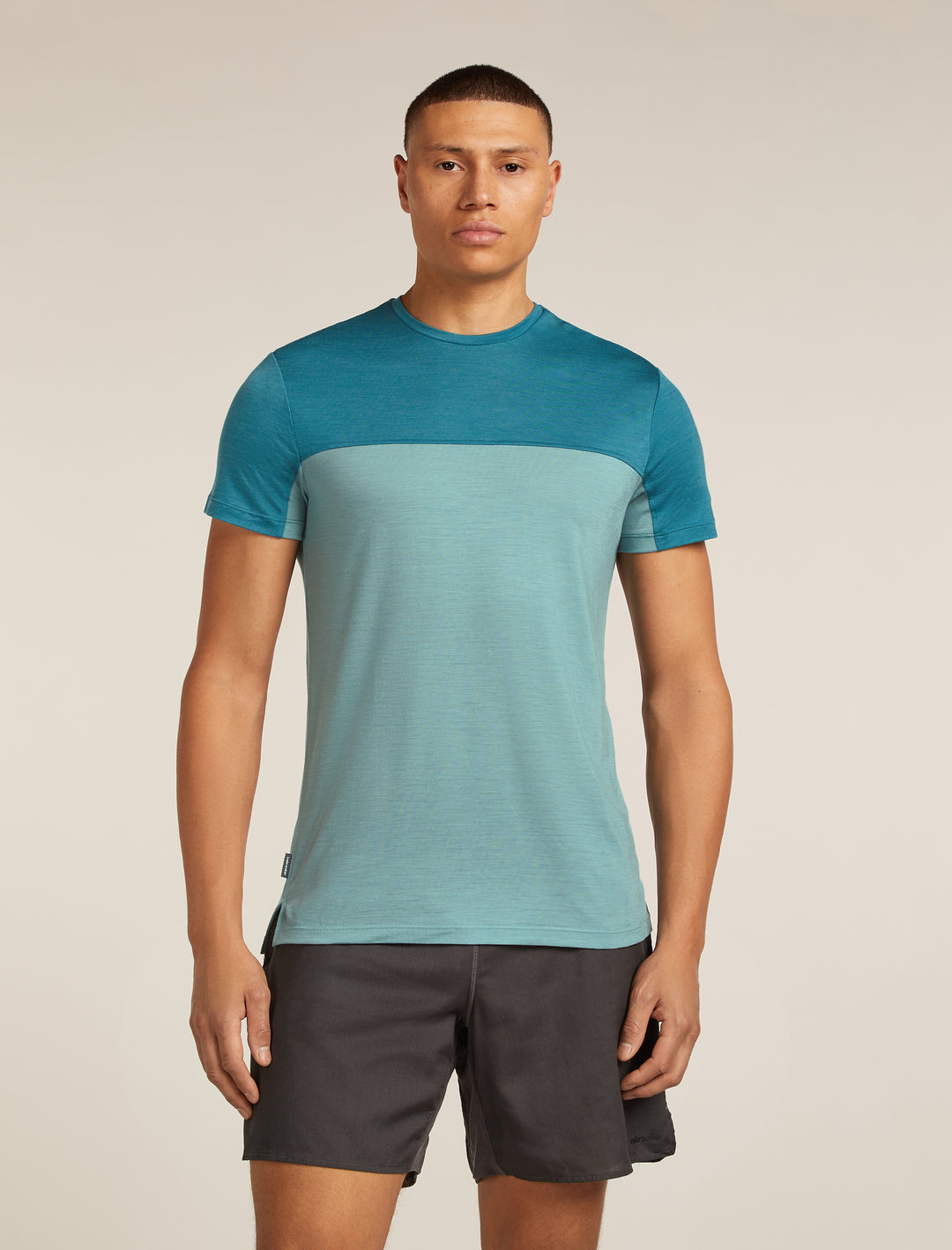 Mens Merino Blend 125 Cool-Lite™ Sphere S S  T-Shirt Hydro/Topaz/CB 0A56X3