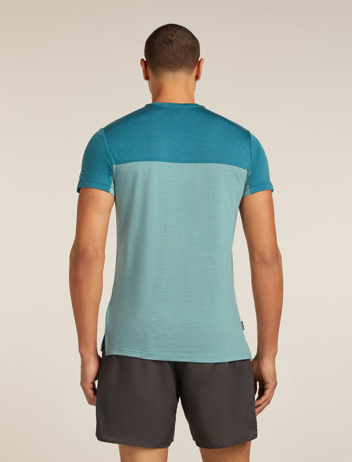 Mens Merino Blend 125 Cool-Lite™ Sphere S S  T-Shirt Hydro/Topaz/CB 0A56X3