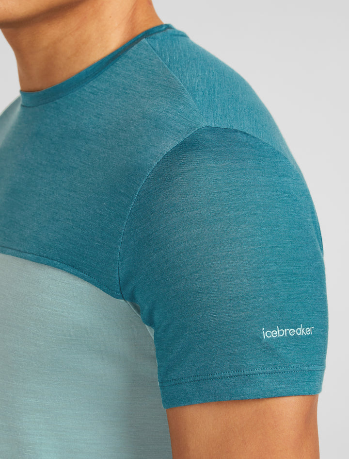 Mens Merino Blend 125 Cool-Lite™ Sphere S S  T-Shirt Hydro/Topaz/CB 0A56X3