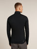 Mens Merino Blend 300 RealFleece Descender LS Zip Black 0A57CP