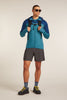 Mens Merino Blend 300 RealFleece™ Descender LS Zip Hoodie Topaz/Atlantis/CB 0A57CQ