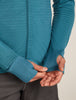 Mens Merino Blend 300 RealFleece™ Descender LS Zip Hoodie Topaz/Atlantis/CB 0A57CQ