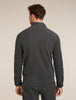 Men Merino Blend 800 RealFleece™ Classic Pile LS Zip Obsidian 0A57B5