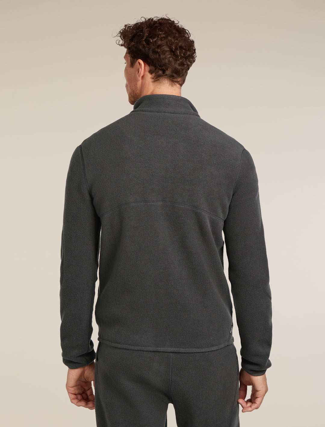 Men Merino Blend 800 RealFleece™ Classic Pile LS Zip Obsidian 0A57B5