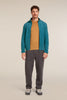 Mens Merino Blend 800 RealFleece Classic Pile LS Zip Topaz 0A57B5