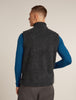 Mens Merino Blend 960 RealFleece™ High Pile Vest Jet Heather/Black 0A57AY