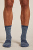 Mens Merino Blend Run+ Ultralight Crew FD Graphite/Snow 0A578W
