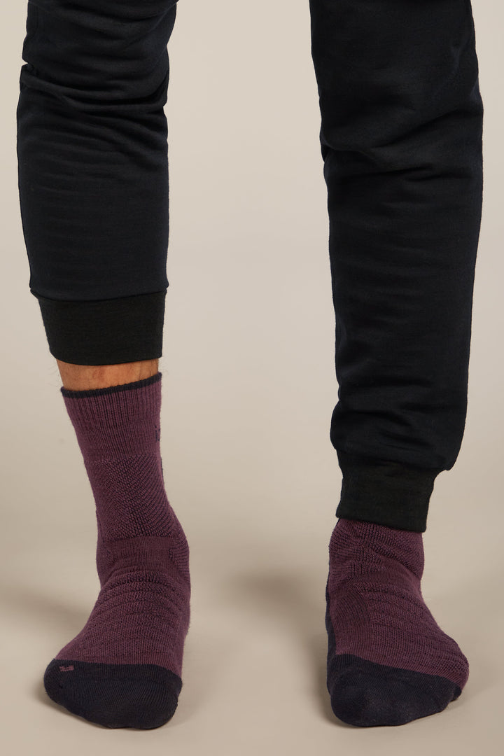 Mens Merino Hike+ Heavy Crew Socks Java/Black 0A578P