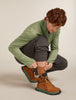 Mens Merino Lifestyle Light Crew Socks Trail/Topaz N327