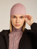 Adult Unisex Merino Reversible Pocket Hat Summit/Blush IBM200