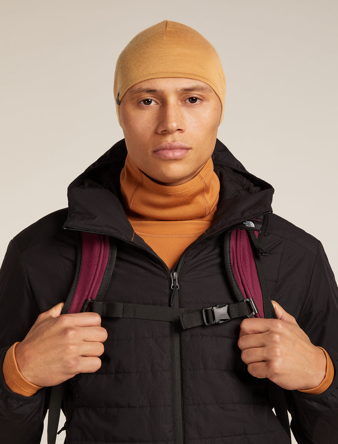 Adult Unisex Merino Reversible Pocket Hat Hydro/Trail IBM200