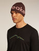Adult Unisex Merino Icebreaker Beanie Java/Acid Pink  0A56SJ