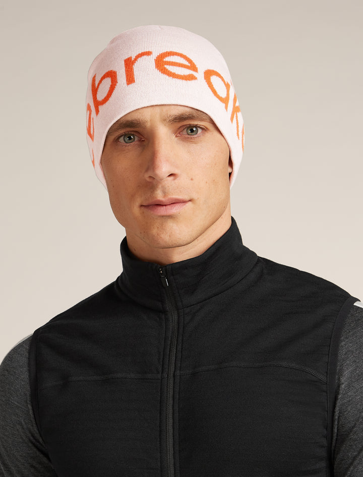 Adult Unisex Merino Icebreaker Beanie Ecru Heather/Spice  0A56SJ
