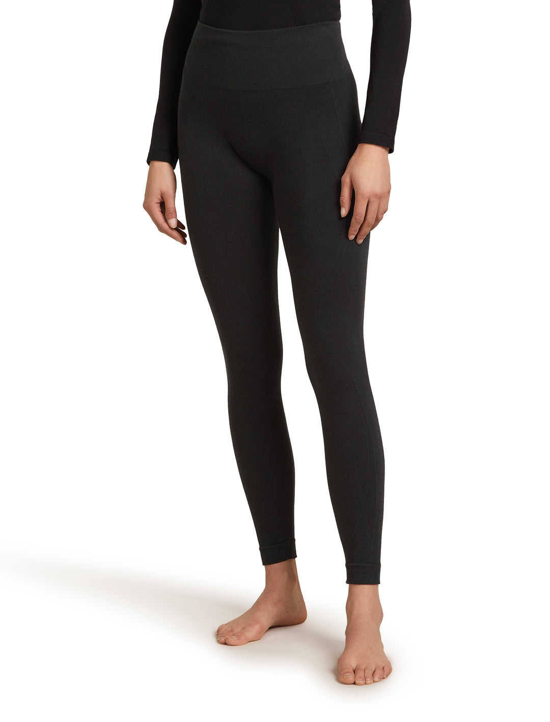 Womens 260 ZoneKnit™ Merino Blend Seamless 25" Tights Black 0A56XP