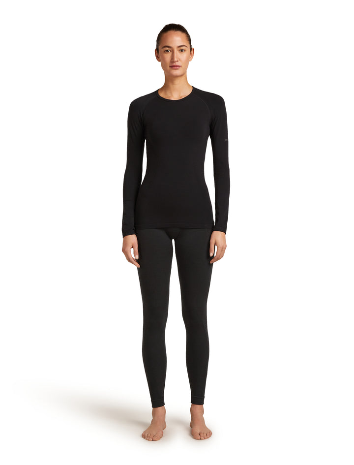 Womens 260 ZoneKnit™ Merino Blend Seamless 25" Tights Black 0A56XP