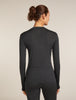 Womens 200 MerinoFine™ Ace LS Mock Neck Jet  0A5769