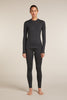Womens 200 MerinoFine™ Ace LS Mock Neck Jet  0A5769