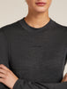 Womens 200 MerinoFine™ Ace LS Mock Neck Jet  0A5769