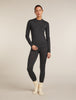 Womens 200 MerinoFine™ Ace LS Mock Neck Jet  0A5769