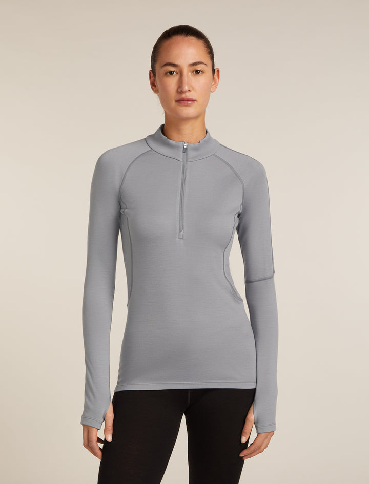 Womens 300 MerinoFine™ Polar LS Half Zip Thermal Top Alloy IBBA56SL