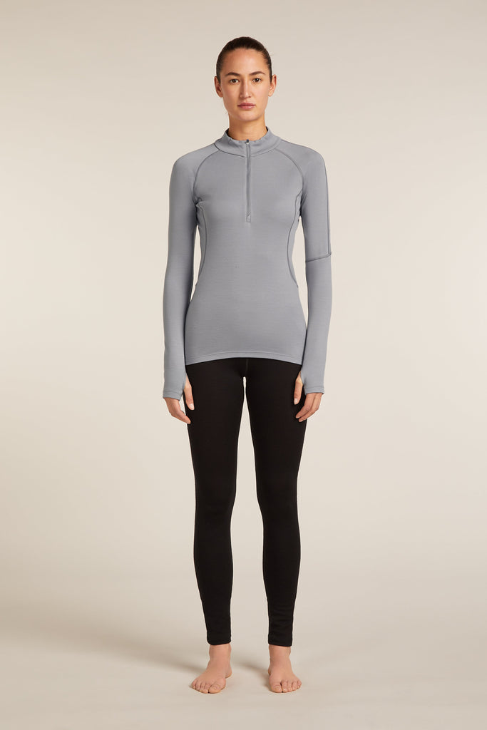 Womens 300 MerinoFine™ Polar LS Half Zip Thermal Top Alloy IBBA56SL