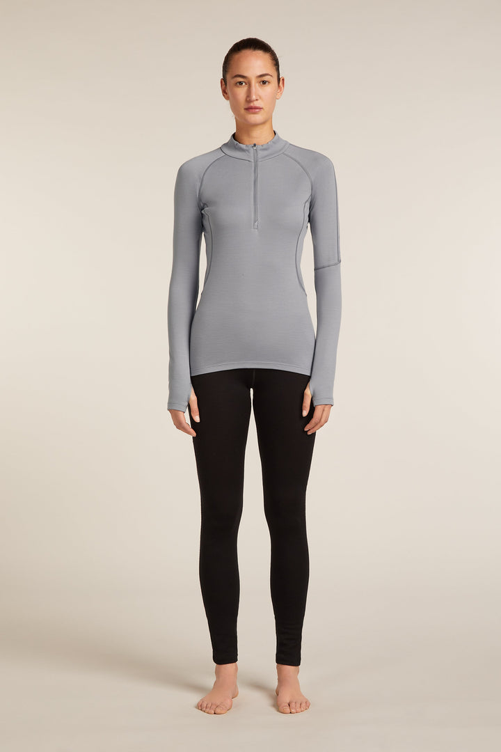 Womens 300 MerinoFine™ Polar LS Half Zip Thermal Top Alloy IBBA56SL