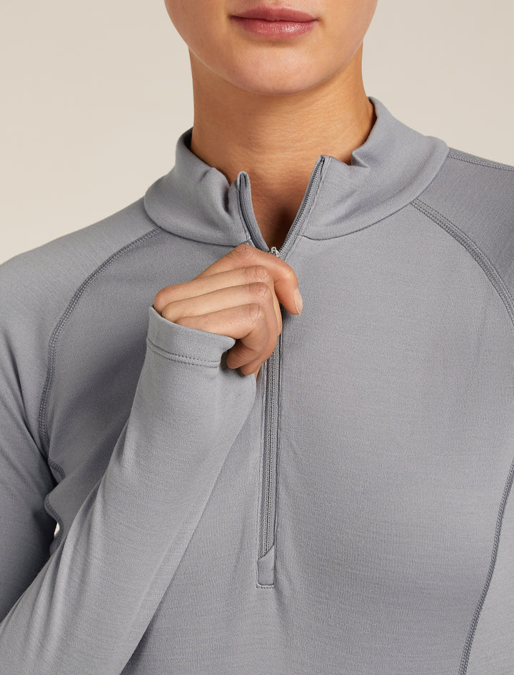 Womens 300 MerinoFine™ Polar LS Half Zip Thermal Top Alloy IBBA56SL