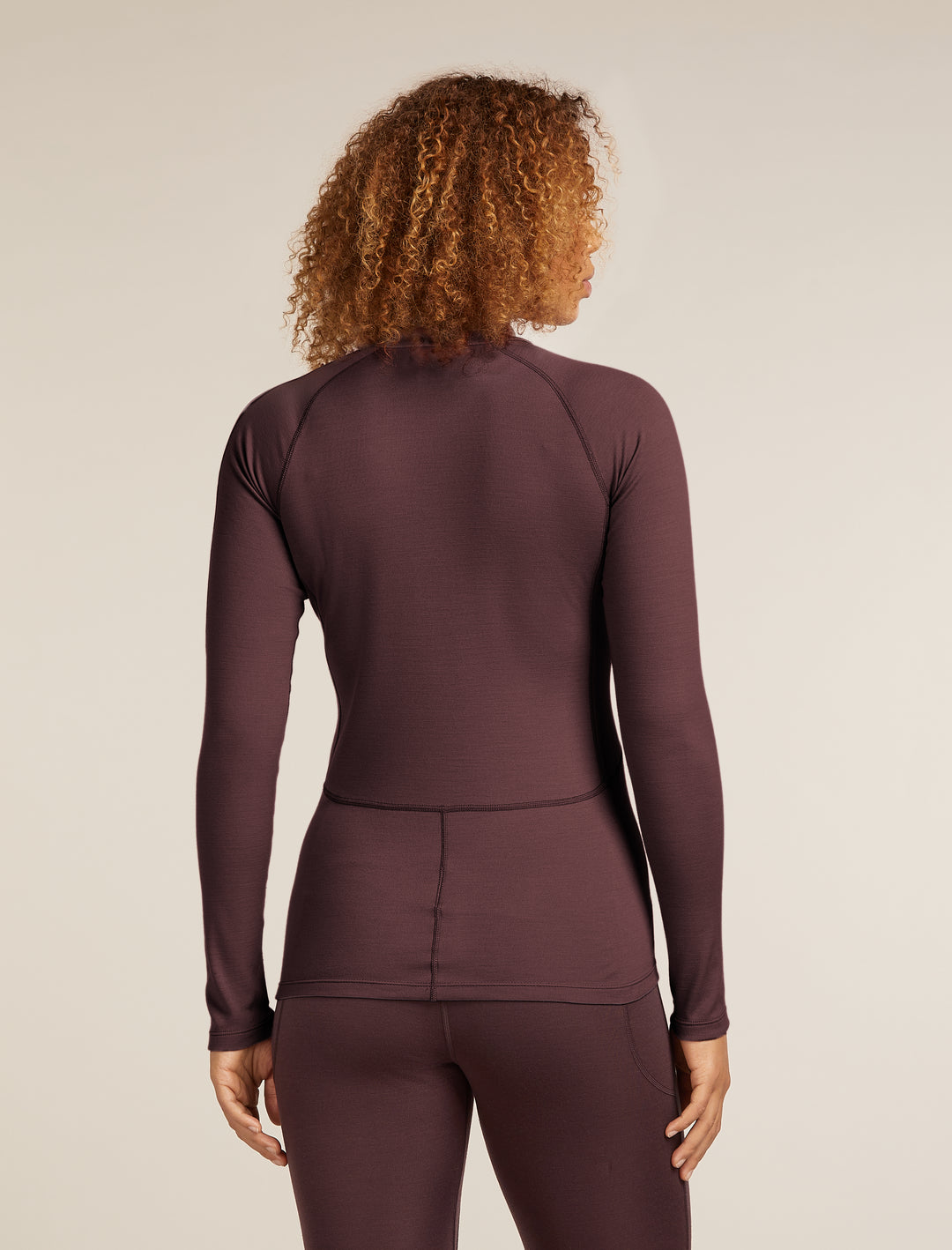 Womens 300 MerinoFine™ Polar LS Half Zip Thermal Top Java IBBA56SL