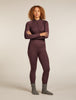 Womens 300 MerinoFine™ Polar LS Half Zip Thermal Top Java IBBA56SL