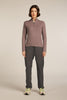 Womens Merino icebreaker Anniversary Original L S Half Zip Summit 0A579E