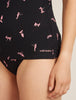 Womens Merino 150 Siren Tank Snow Day Black/Acid Pink 0A5751