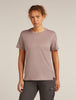 Womens Merino 150 Tech Lite SS Relaxed T-Shirt Summit 0A56XZ