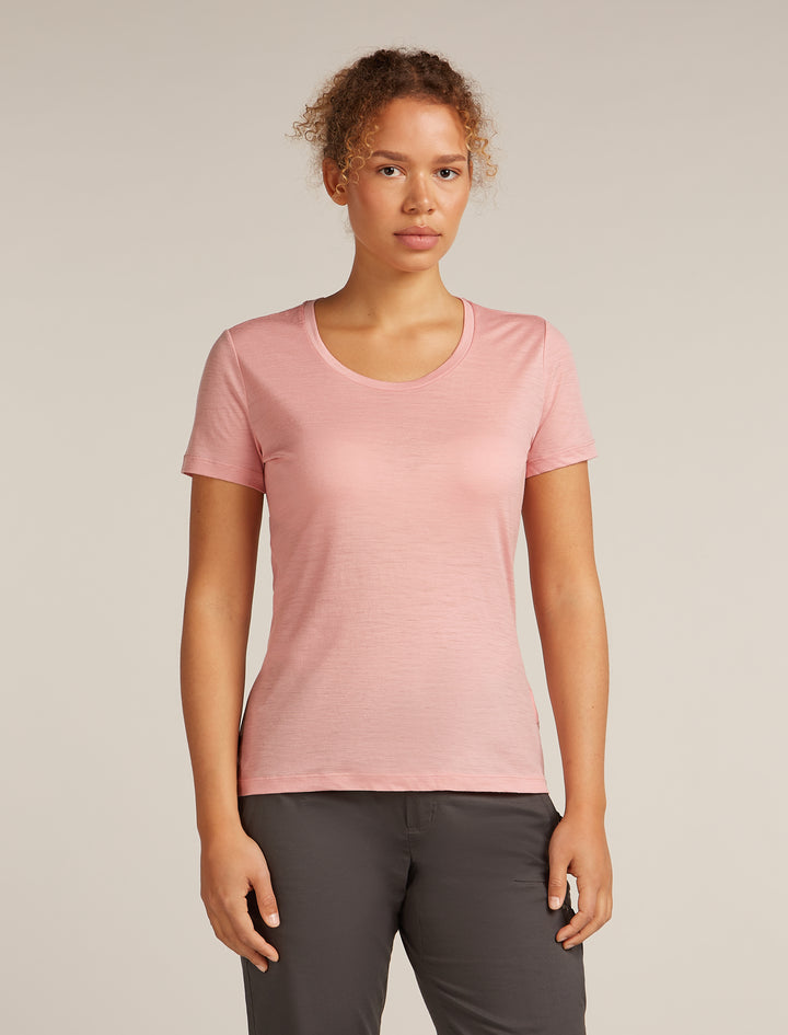 Women Merino 150 Tech Lite SS Scoop Tee Blush 0A57CF