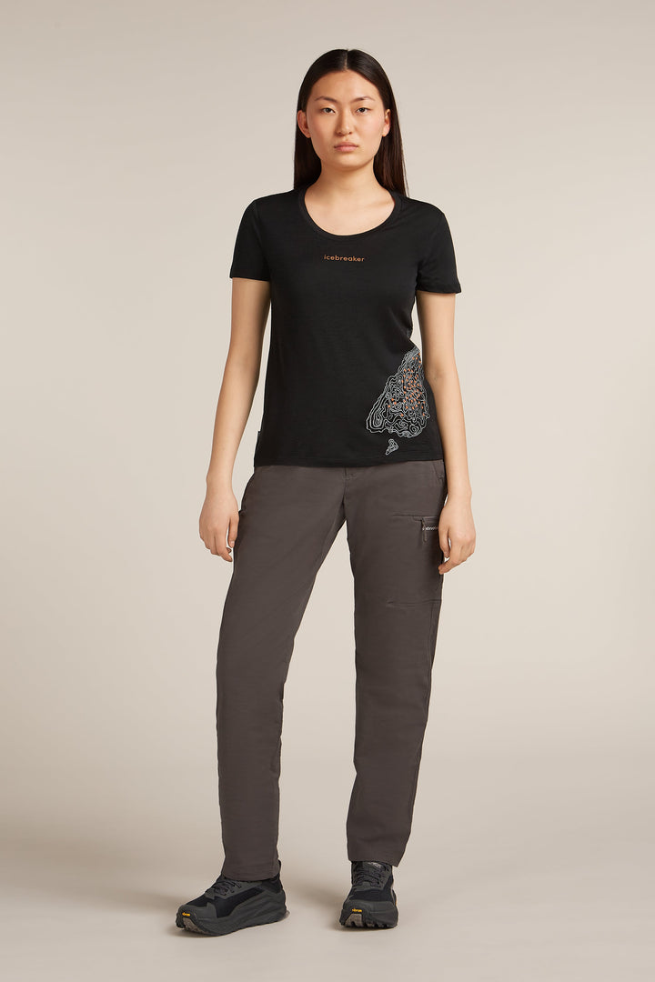 Women Merino 150 Tech Lite SS Scoop Tee 30th Anniversary Black IB0A57C4