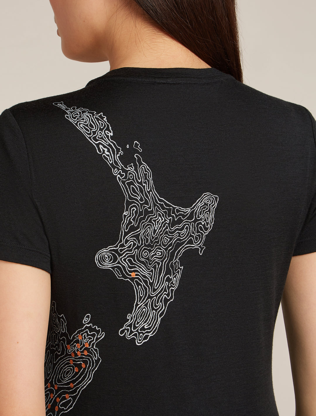 Women Merino 150 Tech Lite SS Scoop Tee 30th Anniversary Black IB0A57C4