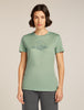 Womens Merino 150 Tech Lite S S T-Shirt Sunrise Summit Seaglass 0A576O
