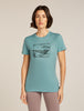 Women Merino 150 Tech Lite SS Tee Terrain  Hydro 0A57CA
