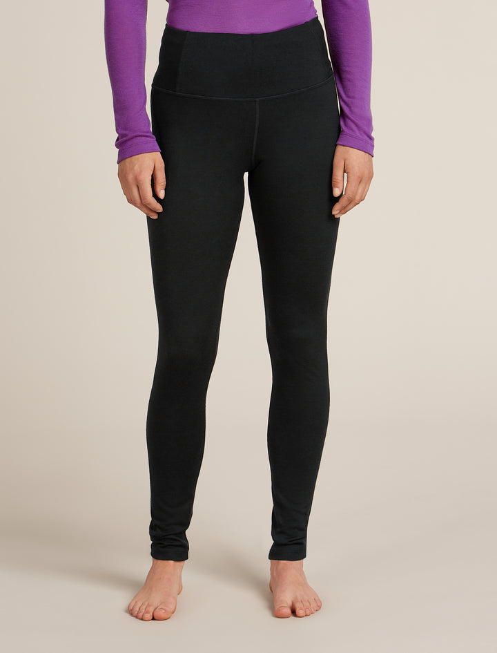 Womens Merino 200 Oasis Thermal High Rise Leggings  Black  0A57BB