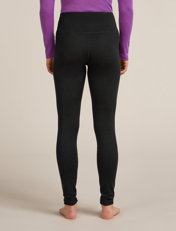 Womens Merino 200 Oasis Thermal High Rise Leggings  Black  0A57BB