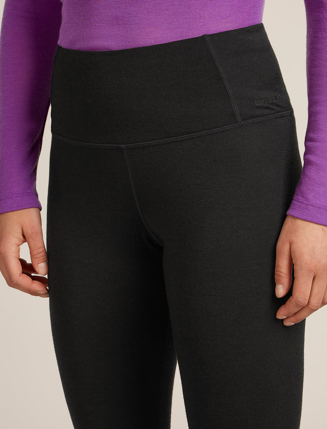 Womens Merino 200 Oasis Thermal High Rise Leggings  Black  0A57BB