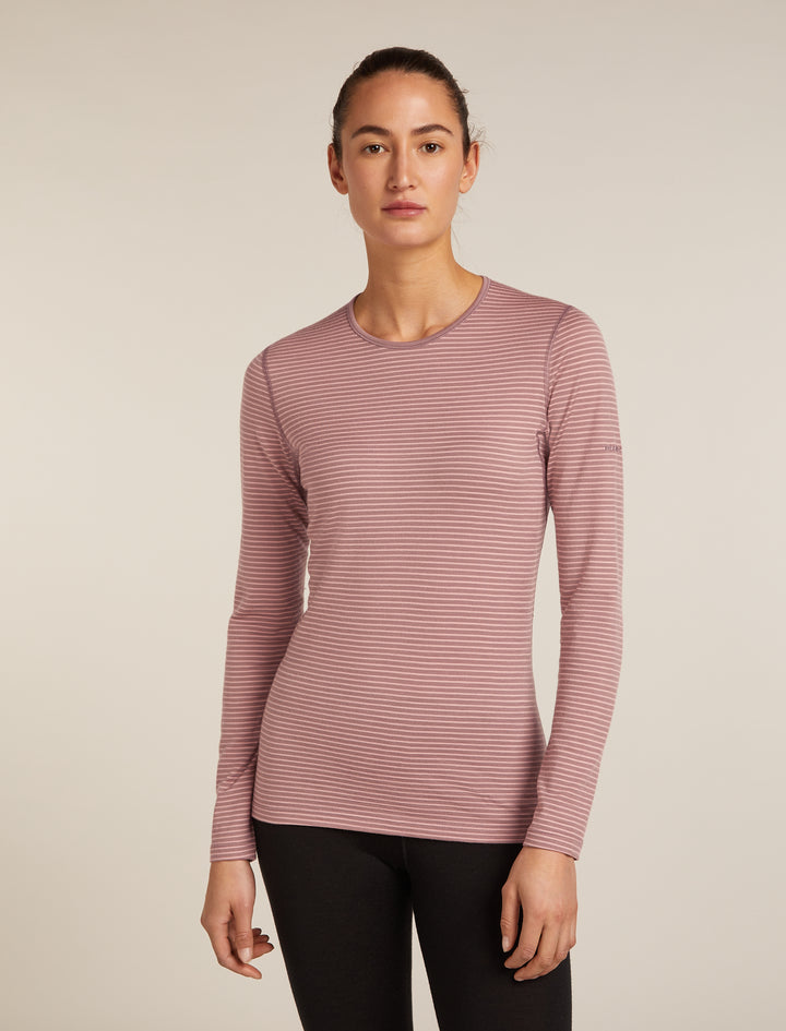 Womens 200 Oasis LS Crewe Summit/Blush 104375
