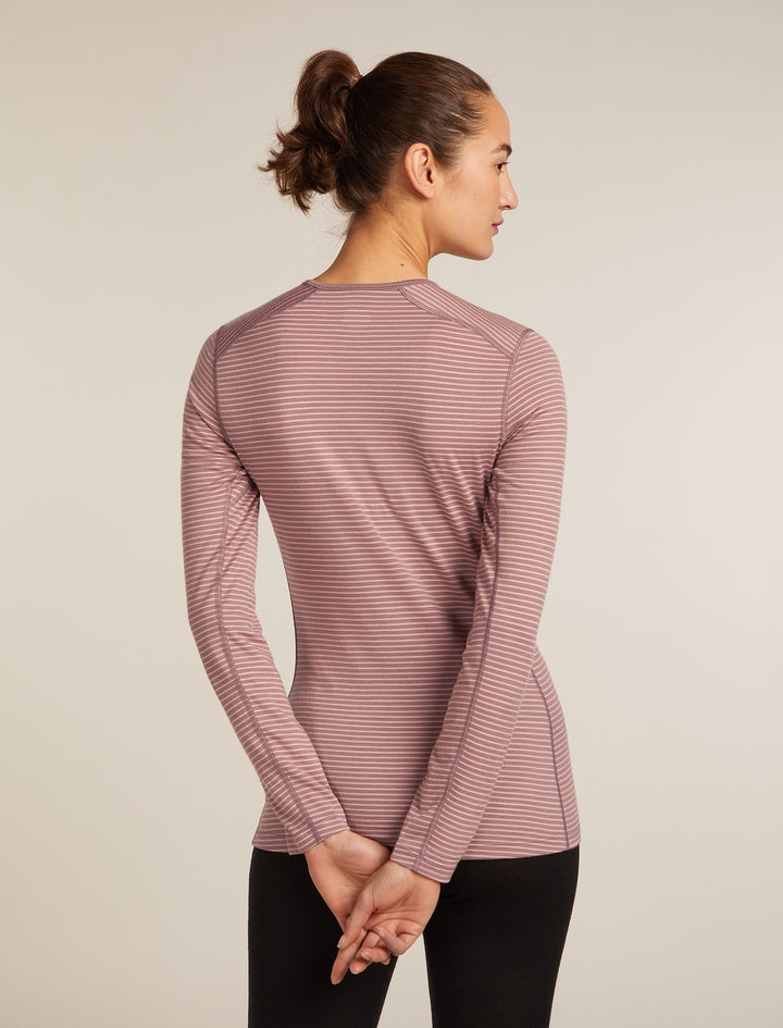 Womens 200 Oasis LS Crewe Summit/Blush 104375