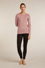 Womens 200 Oasis LS Crewe Summit/Blush 104375