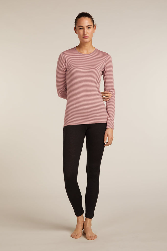 Womens 200 Oasis LS Crewe Summit/Blush 104375