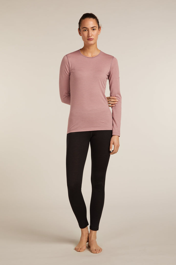 Womens 200 Oasis LS Crewe Summit/Blush 104375
