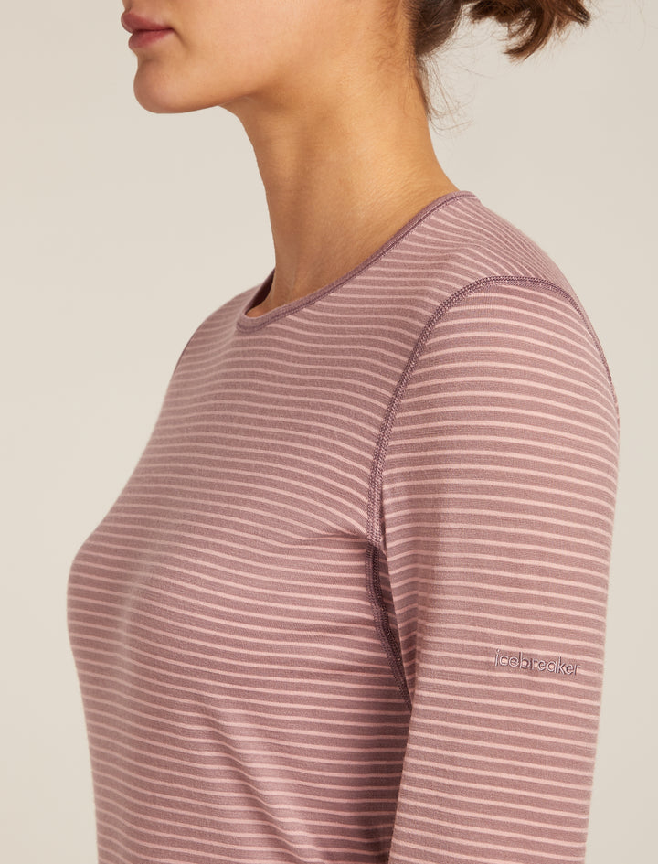 Womens 200 Oasis LS Crewe Summit/Blush 104375