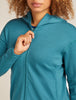 Womens Merino 360 Realfleece™ Elemental Long Sleeve Zip Hoodie Topaz 0A571T